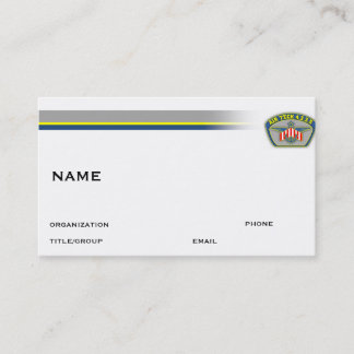 NAVAIR SHIELD CARD VISITEKAARTJE