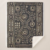 NAVAJO 1800S ZADELDEKEN HERDRUK SHERPA DEKEN (Voorkant)