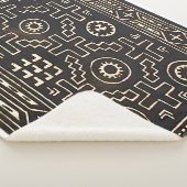 NAVAJO 1800S ZADELDEKEN HERDRUK SHERPA DEKEN (3/4)