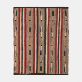 Navajo Arrow Horse Saddle 1935 Reprint Fleece Deken