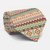 Navajo Aztec Tribal Native American Pattern Stropdas (Opgerold)