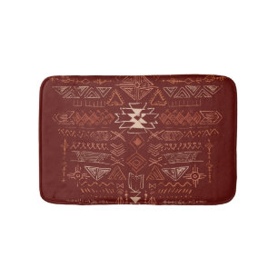 Navajo Azteken: Etnisch doodle patroon. Badmat