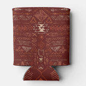 Navajo Azteken: Etnisch doodle patroon. Blikjeskoeler (Achterkant)