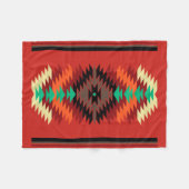 Navajo Blanket Design 5 Fleece Deken (Voorkant (Horizontaal))