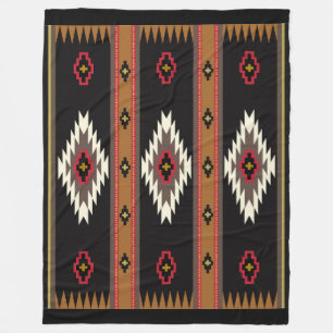 Navajo Blanket Design 7 Fleece Deken