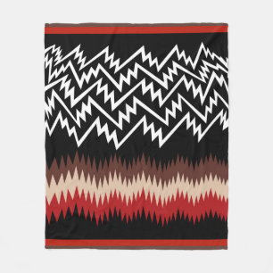 Navajo Blanket Design 9 Fleece Deken