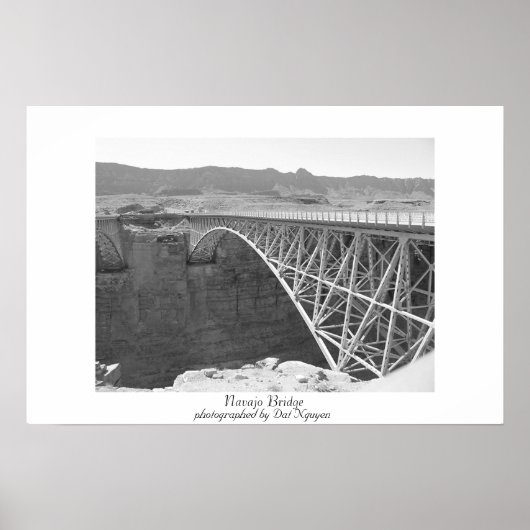 Navajo Bridge Poster (Voorkant)