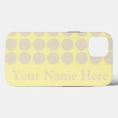 Navajo Cream Neutrale Stippen met naam Case-Mate iPhone Case (Achterkant (horizontaal))