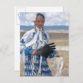 Navajo dancer briefkaart (Voorkant / Achterkant)