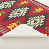 Navajo Design-1 Sherpa Blanket Deken (3/4)