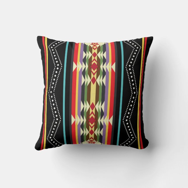 Navajo Design 1D Kussen (Achterkant)