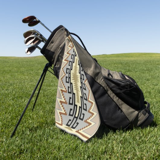 Navajo Design-2 Golf Towel Golfhanddoek (Groen)