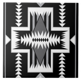 Navajo Design - 3 keramische tegel Tegeltje