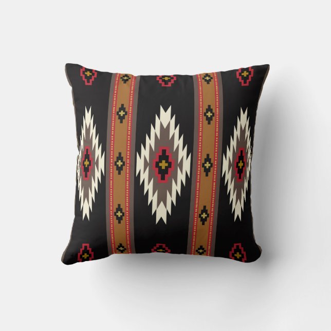 Navajo Design 7 Bandana Kussen (Achterkant)