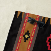 Navajo Design 7 Bandana Strandlaken (In situ)