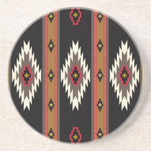 Navajo Design 7 Bandana Zandsteen Onderzetter