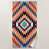 Navajo Design-7 strandlaken (Voorkant)