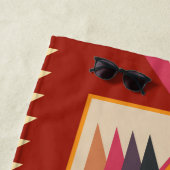 Navajo Design-8 Beach Towel Strandlaken (In situ)