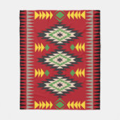 Navajo Design Pattern-1 Fleece Blanket (Voorkant)