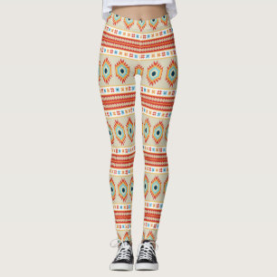 Navajo geïnspireerde Leggings: Zuidwestelijke woes Leggings