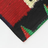 NAVAJO INDIAN 1890 HORSE SADDLE BLANKET FLEECE DEKEN (Hoek)