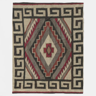 NAVAJO INDIAN ANTIEK TAPESTRY FLEECE DEKEN