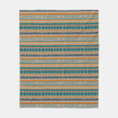 Navajo Indian Design Blanket Fleece Deken (Voorkant)