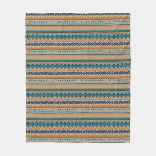 Navajo Indian Design Blanket Fleece Deken (Voorkant)