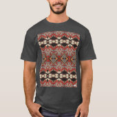 Navajo Indian Geïnspireerd Design T-Shirt HAMbWG (Voorkant)