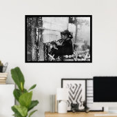 Navajo Indian Weaver 1912 Poster (Thuiskantoor)