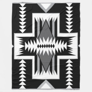 Navajo Indiase Design Fleece Deken