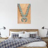 Navajo ketting canvas afdruk (Insitu (Slaapkamer))