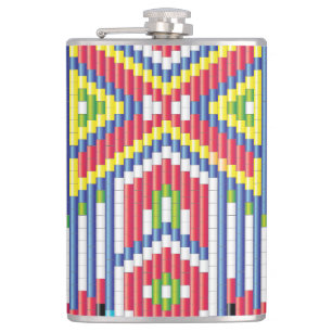 Navajo Kralenontwerp Heupfles