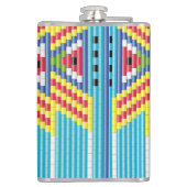 Navajo Kralenontwerp Heupfles (Achterkant)
