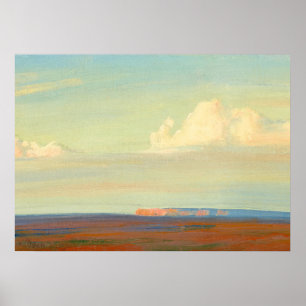 Navajo Land, zuidwesten van Chinle door Maynard Di Poster