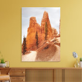Navajo Loop Trail, Bryce Canyon Canvas Afdruk (Insitu (Woonkamer))