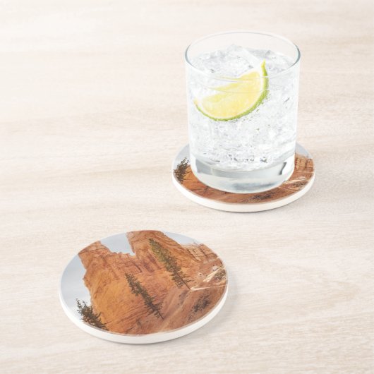 Navajo Loop Trail, Bryce Canyon Zandsteen Onderzetter (Zijkant)