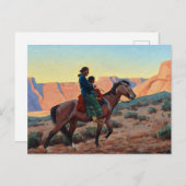 Navajo Moeder, 1945, door Maynard Dixon Briefkaart (Voorkant / Achterkant)