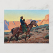 Navajo Moeder, 1945, door Maynard Dixon Briefkaart (Voorkant)