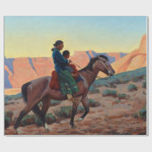 Navajo Moeder, 1945, door Maynard Dixon Cadeaupapier (Vlak)