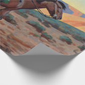 Navajo Moeder, 1945, door Maynard Dixon Cadeaupapier (Hoek)