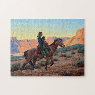 Navajo Moeder door Maynard Dixon Legpuzzel
