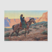 Navajo Moeder door Maynard Dixon Tissuepapier (Voorkant)