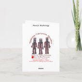 Navajo Mythology Bedankkaart (Achterkant)