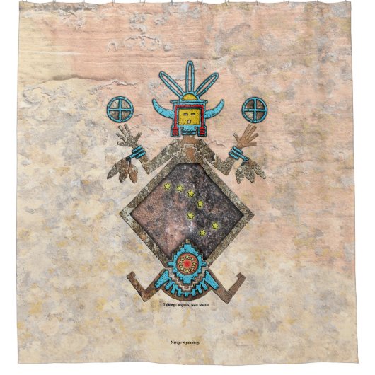 Navajo Mythology Douchegordijn (Voorkant)