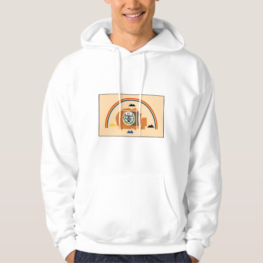 Navajo Nation Flag Hoodie (Voorkant)