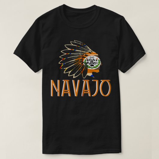 NAVAJO NATION FLAG Inheems Inheems Amerikaans T-shirt (Design voorkant)