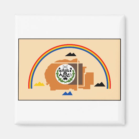 Navajo Nation Flag Magneet (Voorkant)