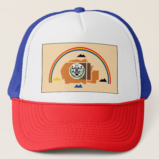 Navajo Nation Flag Trucker Pet (Voorkant)
