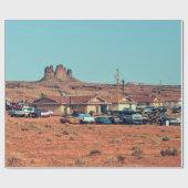 Navajo Native American life on a reservation in Ar Cadeaupapier (Vlak)